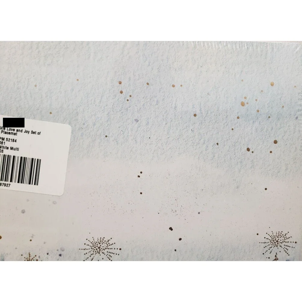 Set of 4 Hard Placemats w/Cork Back(12